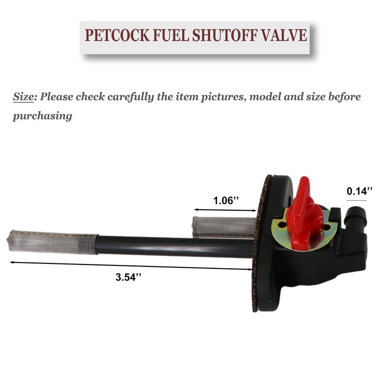 Dokili Petcock Fuel Shutoff Valve for 1993-2009 Polaris Scrambler Sportsman Magnum 7051006 - Image 3